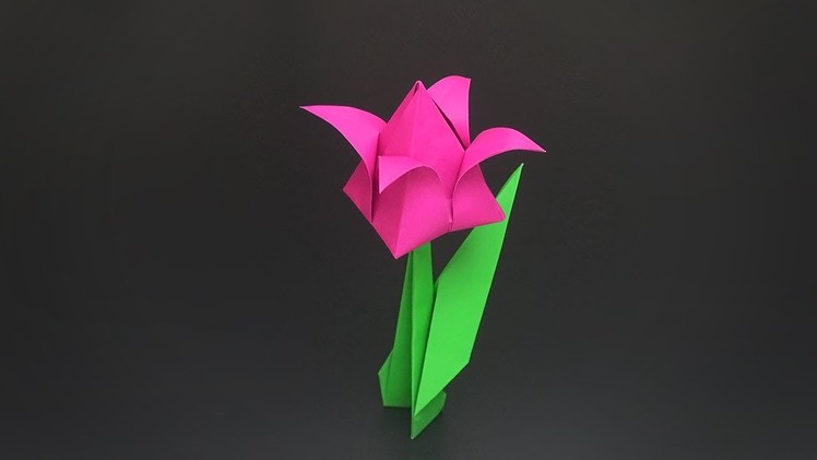 Origami: Tulip (Traditional) - Instructions in English (BR)