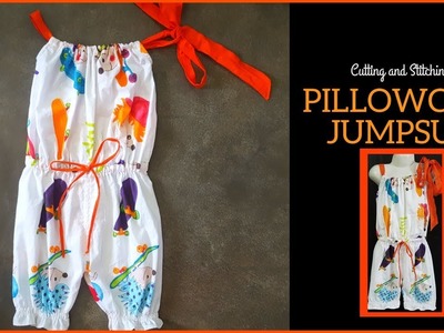 PILLOWCASE JUMPSUIT Cutting and Stitching in Hindi.Urdu | DIY Pillowcase Jumpsuit