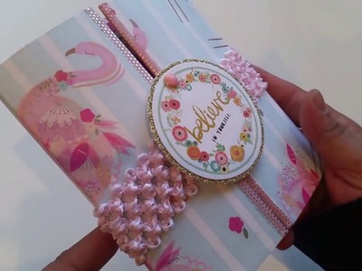 Pink Flamingo Gate Fold Flip Book #TBT by Rosa Gomez