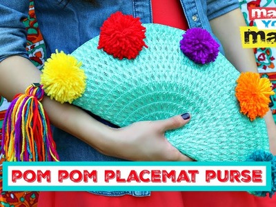 Pom-Pom Placemat Purse