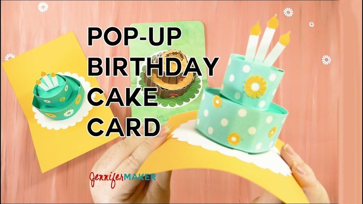 Pop-Up Birthday Cake Card Tutorial