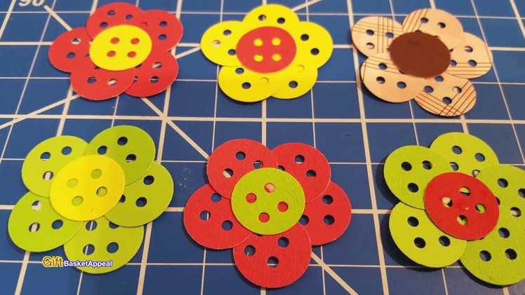Quick & Easy Button Punch Flowers