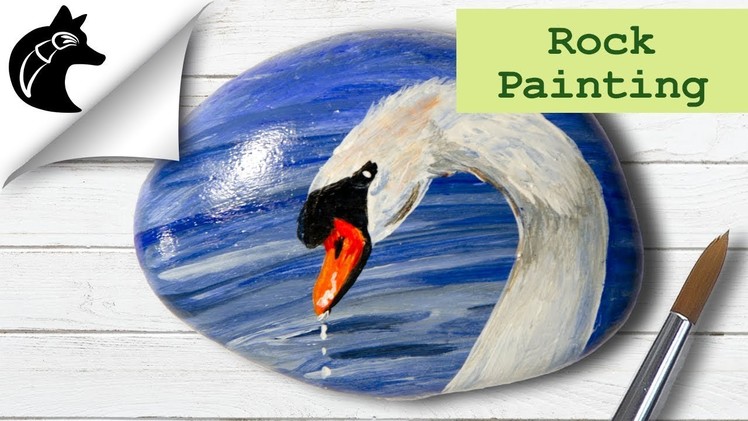 Rock Painting Tutorial For Beginners Swan