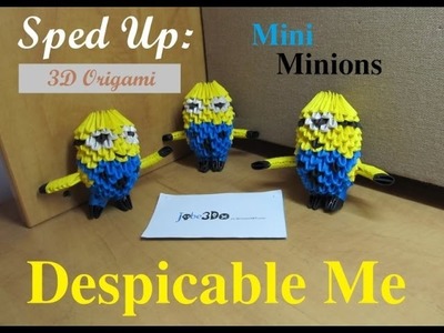 Sped Up: 3D Origami - Mini Minion