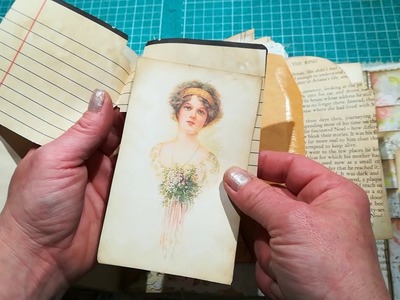 Vintage Year journal with keepsake envelope pockets