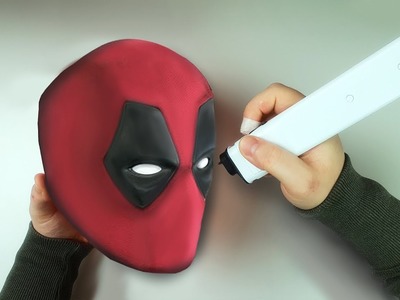 3D Pen Making Deadpool Mask with 3DSimo