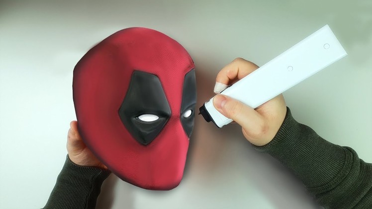 3D Pen Making Deadpool Mask with 3DSimo