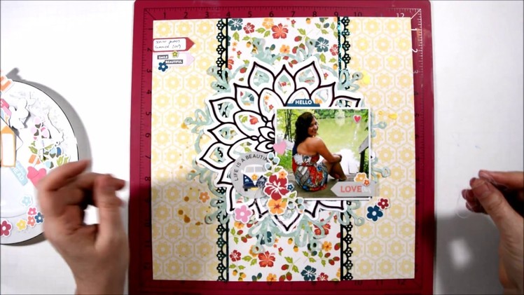 Be You - Scrapbook Process Video and Giveaway
