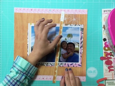 **Believe in hugs** ~scrapbooking process~