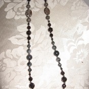 Brand New Handmade Red and Brown Gemstone Necklace