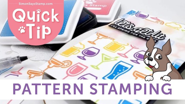 Cardmaking and Paper Crafting How To: Pattern Stamping