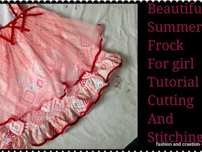 DIY Baby Frock how to make baby frock cutting and stitching latest design baby frock tutorial