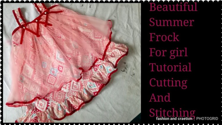 DIY Baby Frock how to make baby frock cutting and stitching latest design baby frock tutorial