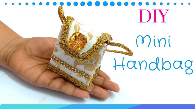 DIY Easy Miniature handbag Tutorial | Miniature Money purse making !