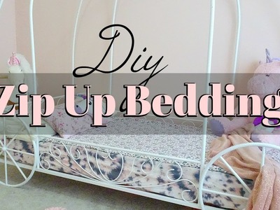 Diy Zip Up Bedding | TWIN SIZE | using already made sheet & blanket