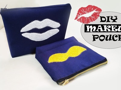 DIY Zipper Pouch Bag & Makeup Travel Bag