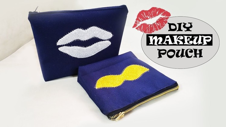 DIY Zipper Pouch Bag & Makeup Travel Bag
