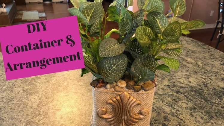 Dollar Tree | Walmart Container And Greenery DIY