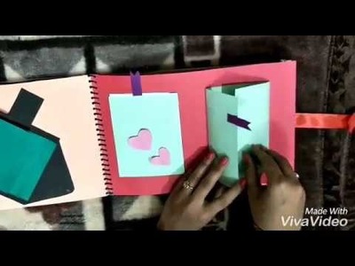 Easy & handmade scrapbook||Craft Pocket birthday idea||Unique birthday scrapbook
