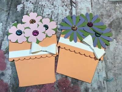 Flower Pot Card Tutorial