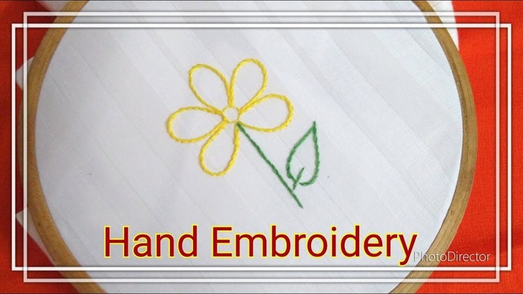 Hand Embroidery for Beginners - Part 2 | Back Stitch Tutorial Step by Step
