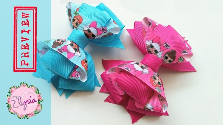 [PREVIEW] Laço Julia ???? LOL Ribbon Bow Tutorial ???? DIY by Elysia Handmade