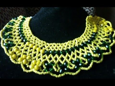 The tutorial on how to make this beaded jewelry