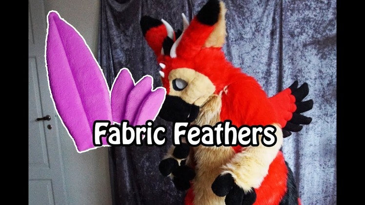 .Tutorial #20. Fabric Feathers