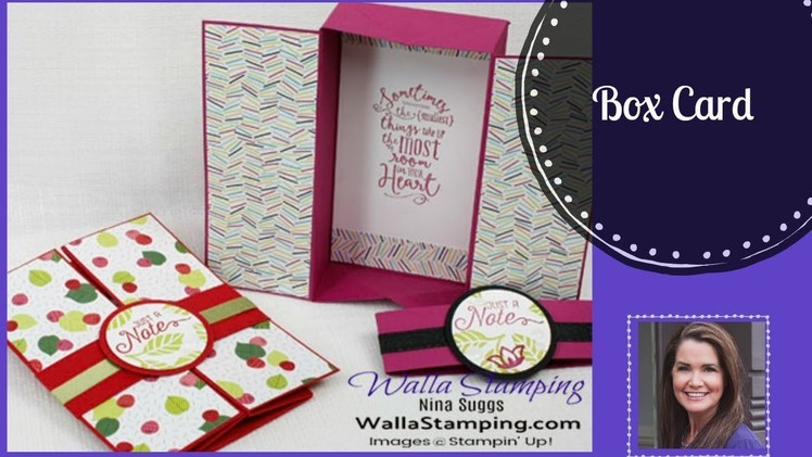 Walla Stamping - Easy To Make Box Card Tutorial