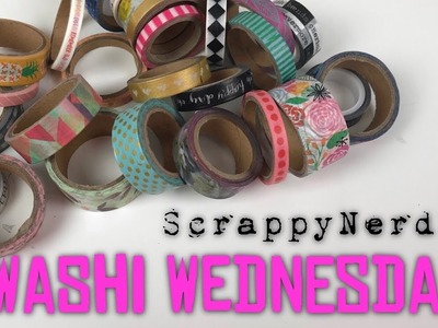 Washi Wednesdays | Episode 15 | Scrapbook Process Video | ScrappyNerdUK