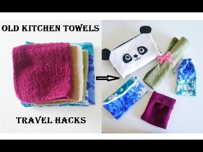 5 DIY's You Must Try Using Old Kitchen Towels Before You Throw Them -Travel Hacks