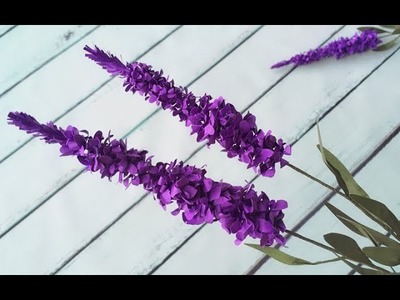 ABC TV | How To Make Lavender Paper Flower With Shape Punch - Craft Tutorial