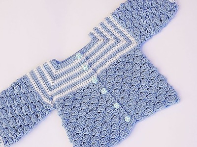 Baby jersey to crochet Majovel crochet