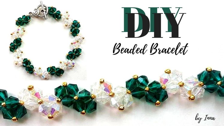 Beaded bracelet tutorial in less than 10 minutes ????????????