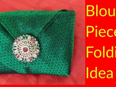 Creative Blouse Piece Folding | Baby shower Gift | Engagement Gift | Haldi Kunku Gift