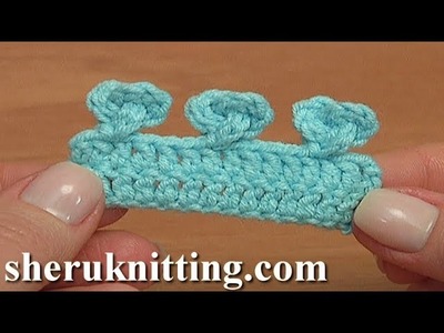 Crochet Knot  Picot Border Tutorial 42 Part 20 of 26  Crochet Edges