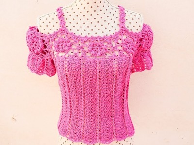 Crochet summer blouse  Majovel crochet