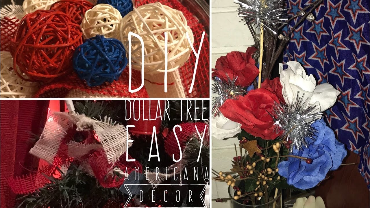 DIY Dollar Tree Americana Decor
