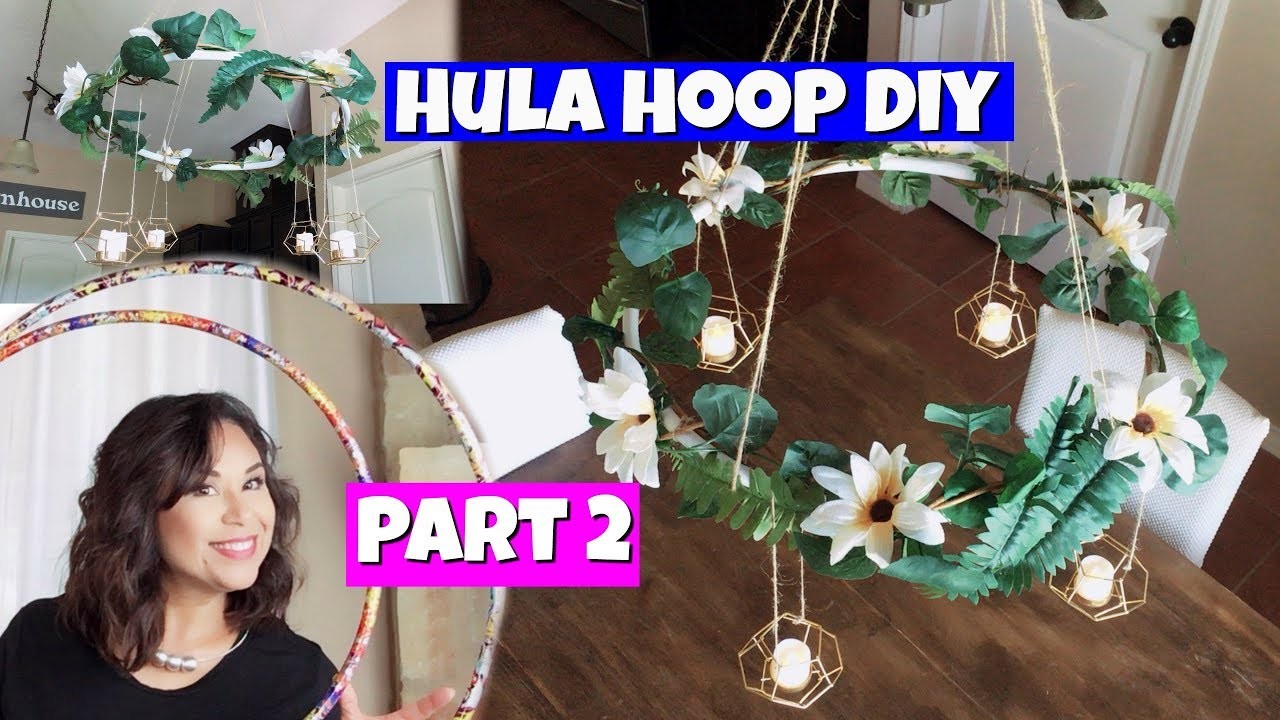 Dollar Tree Hula Hoop DIY Part 2, Indoor or Outdoor Wedding Decorations