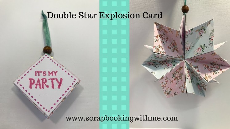 Double Star Explosion Card
