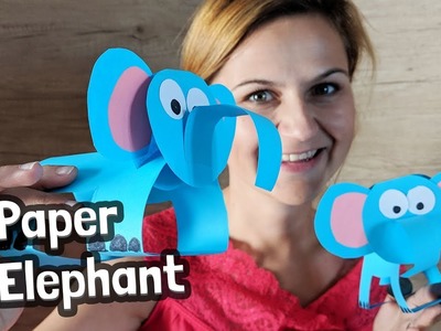 Easy DIY for kids - Paper Elephant Craft