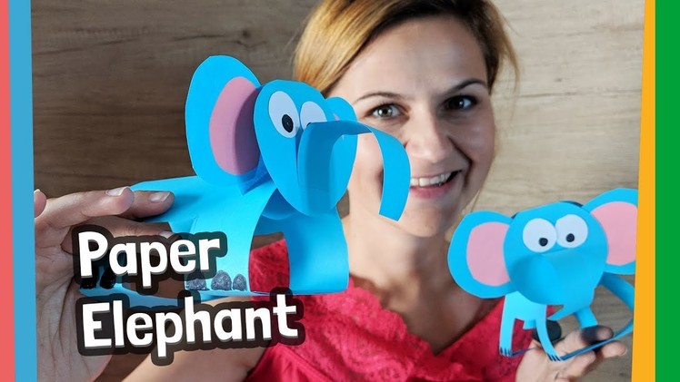 Easy DIY for kids - Paper Elephant Craft