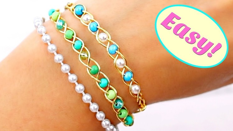 Easy Elastic Bracelets How To Make Jewelry