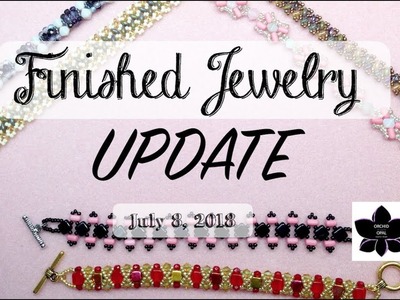Finished Beaded Jewelry Update 7 8 18