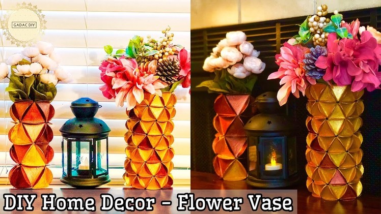 Flower Vase Decoration Ideas DIY | flower vase diy ideas | how to make a flower vase | home decor