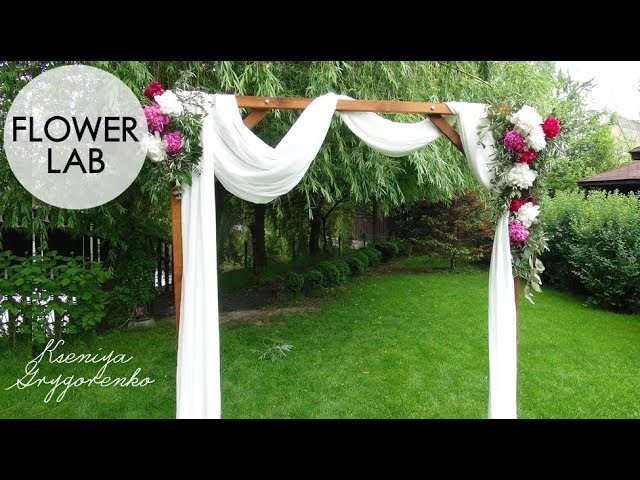 HOW TO DECORATE WEEDDING ARCH | DIY WEDDING DECOR