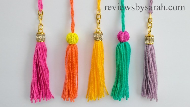 How to Make an Easy Tassel for Beginners - Quick and Simple Beginner Tassels