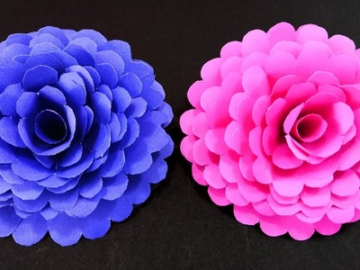 How to Make Easy and Simple Paper Flower : DIY Paper Crafts