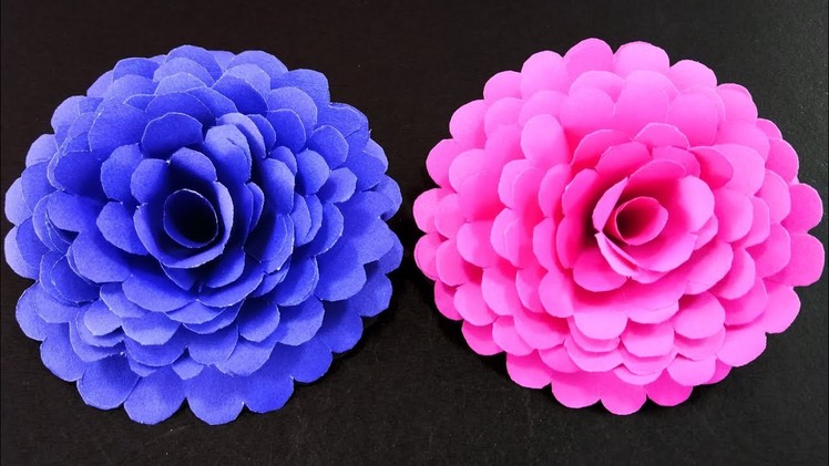 How to Make Easy and Simple Paper Flower : DIY Paper Crafts