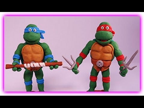 How to make Ninja Turtles with Playdough ?